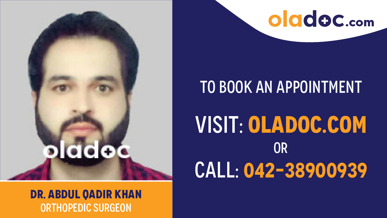 Book appointment with Dr.Abdul Qadir Khan-best Orthopedic Surgeon in Rawalpindi